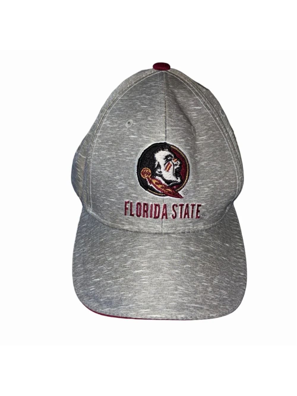 Men's Florida State Seminoles Baseball Hat One Size Grey Maroon